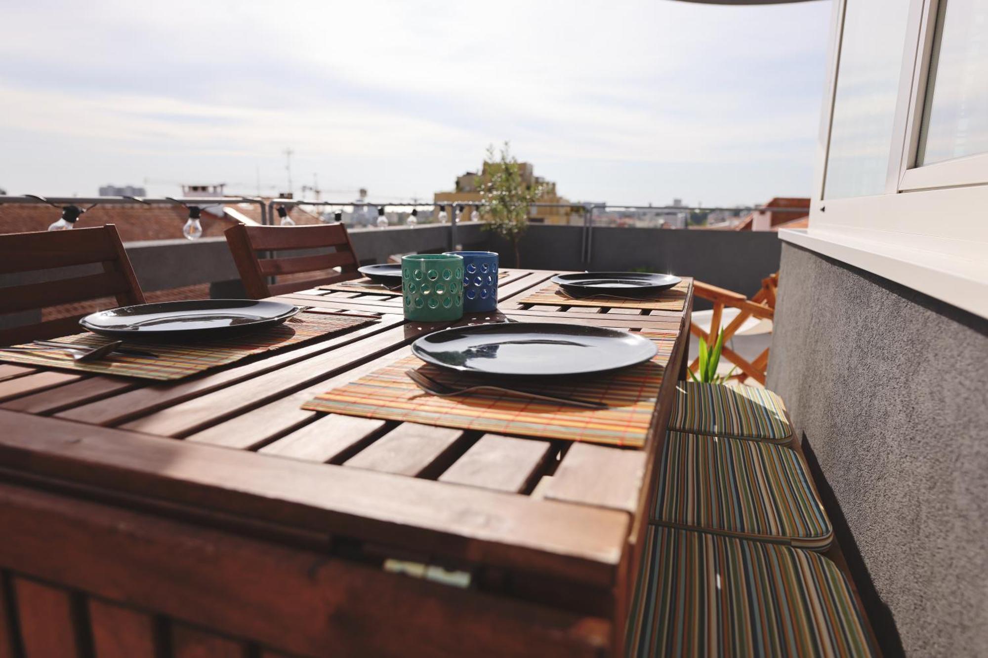 Apartmán Boavista Sunlit Duplex With Terrace Porto Exteriér fotografie